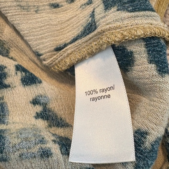 Maurices Bohemian Olive Tie Dye Flutter Sleeve Kimono - Picture 11 of 11